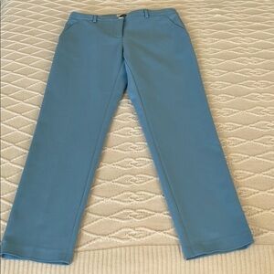 Sky blue cotton blend pants size IT42